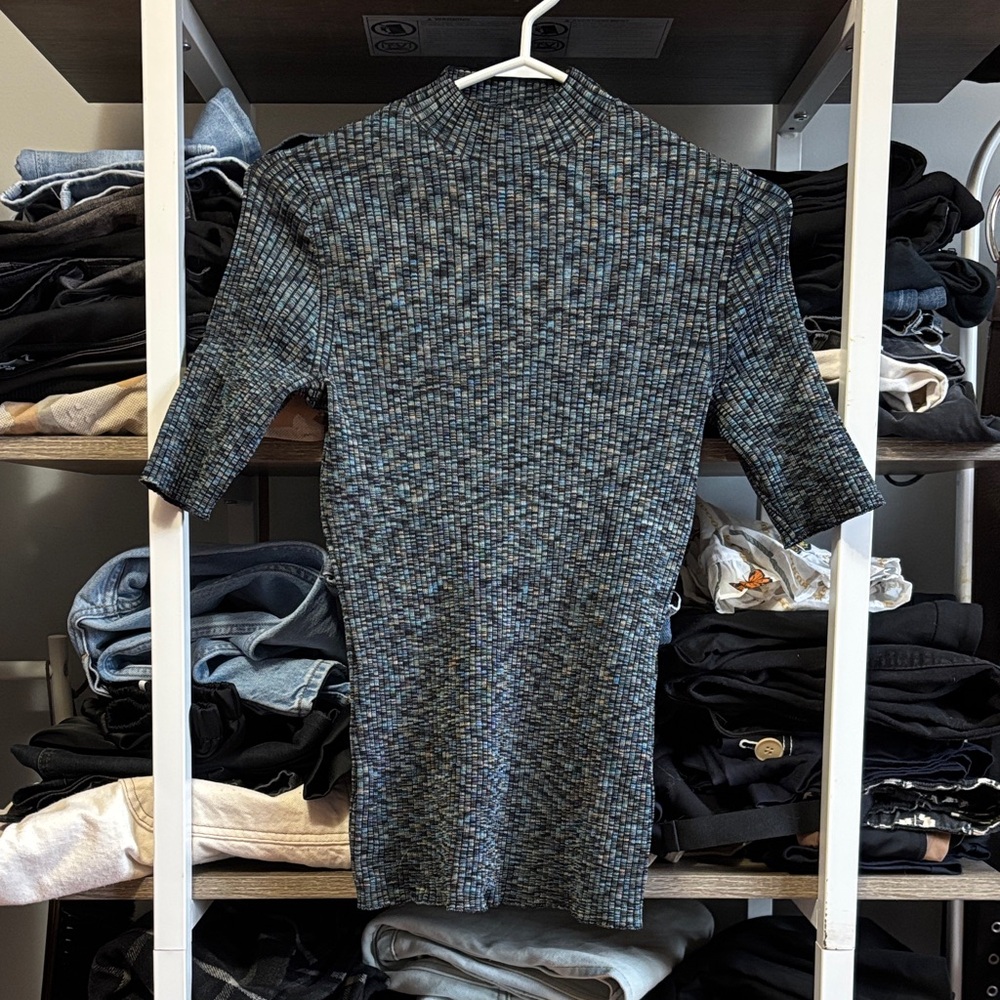 Theory Multicolour Textured Knit Top